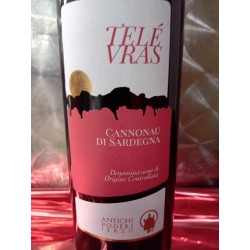 VINO CANNONAU DI JERZU ROSSO TELE VRAS ANTICHI PODERI